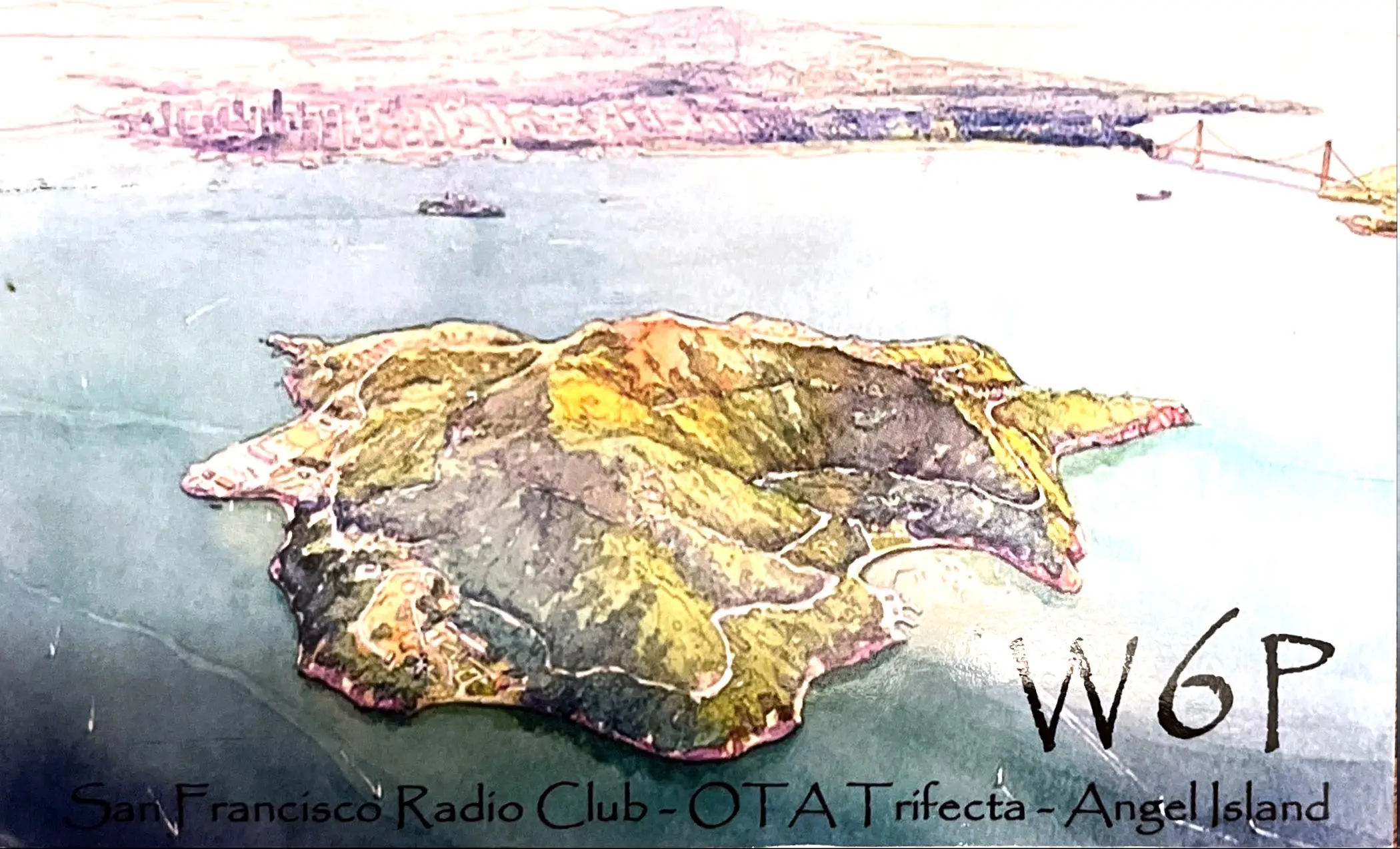 QSL card from W6P